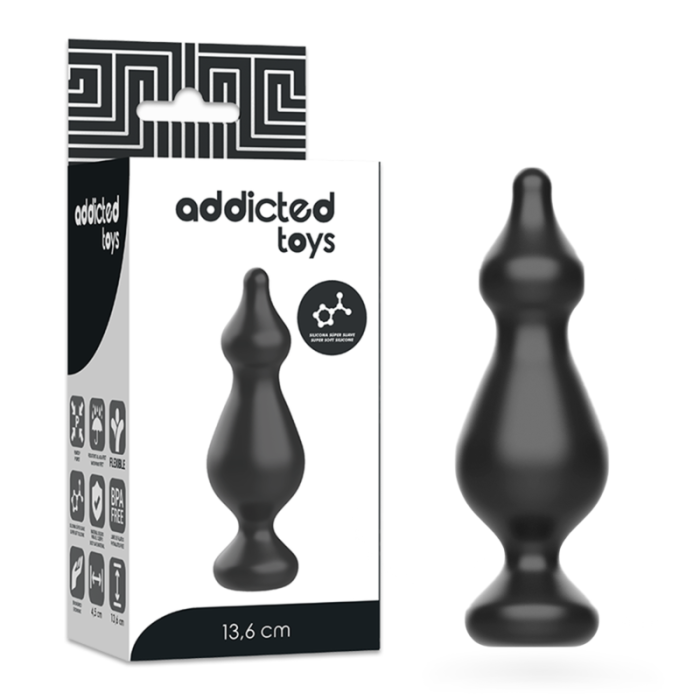 Obsenza - Addicted Toys Anal Training Plug 13. - Black - Image 1