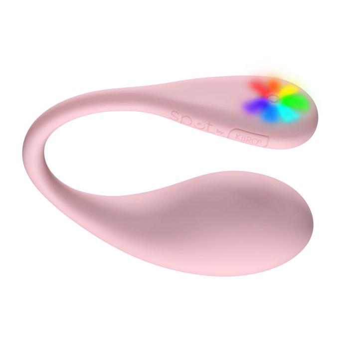 Obsenza - Vibrador Ergonómico en Forma de U Kiss Me de KIIROO - Rosa - Image 1