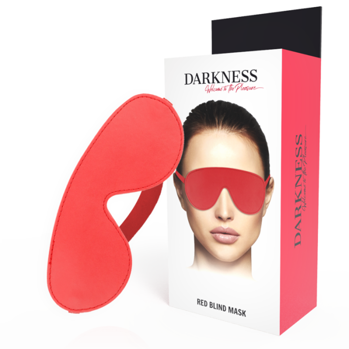 Obsenza - Máscara Vermelha de Alta Qualidade para Experiências Sensuais e BDSM - Image 1