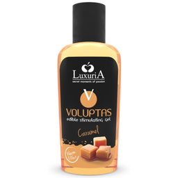 Obsenza - Gel de Massage Comestible Passion Effet Chauffant Caramel - Intimateline - 100ml - Image 1