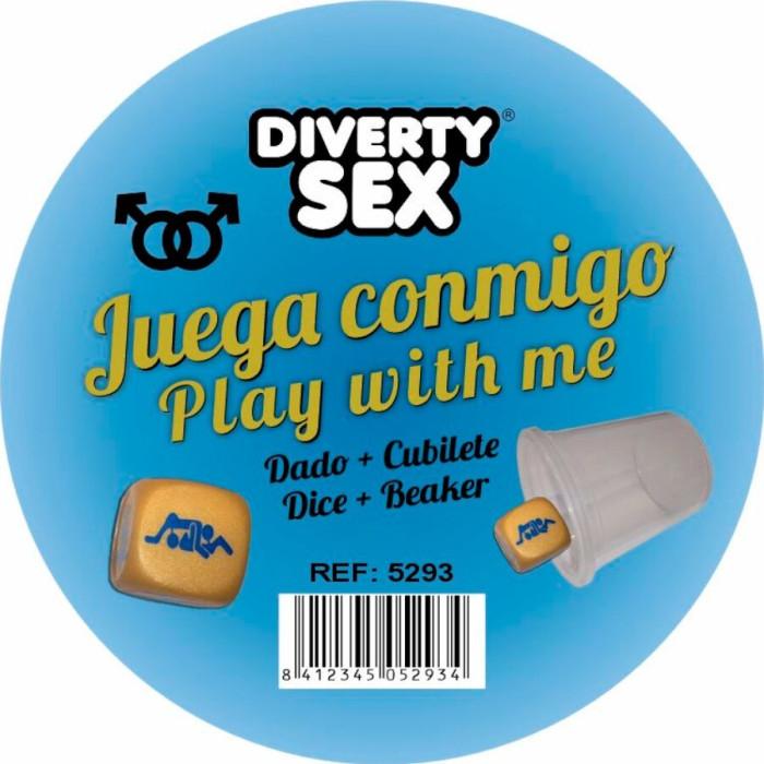 Obsenza - Golden hard dice with men positions and cube - Image 1