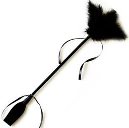 Obsenza - Fouet Tickle avec Plumes pour Jeux Sensuels - Image 1