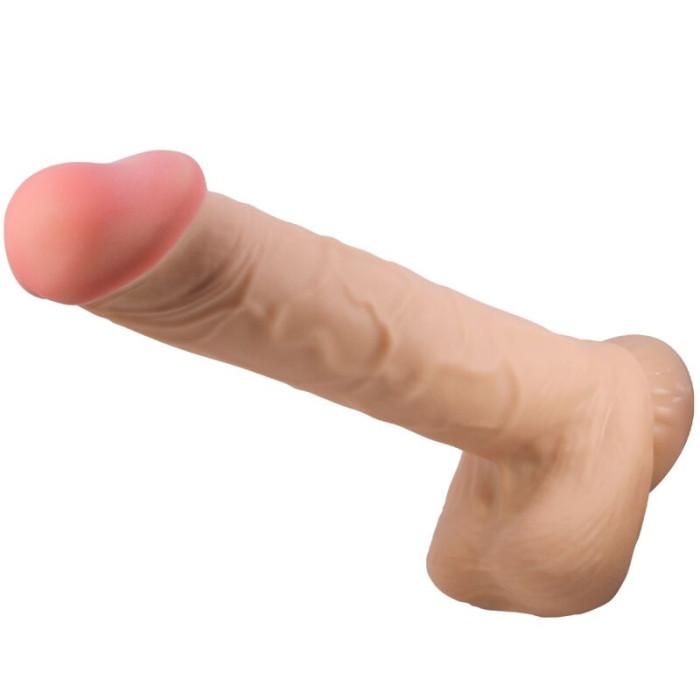 Obsenza - Pretty Love Sliding Skin Series Realistic Dildo with Suction Cup 26cm - Image 1