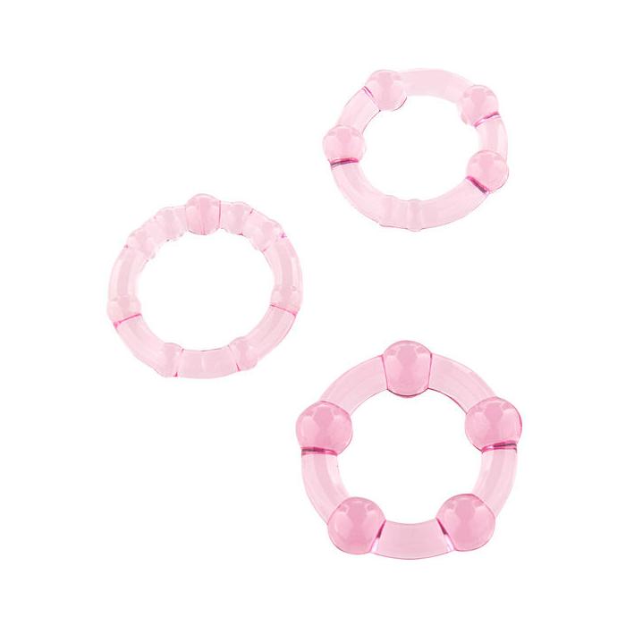 Obsenza - Enhanced Performance Penis Ring Set – Adjustable Silicone Cock Rings for Longer Lasting Erections - Image 1