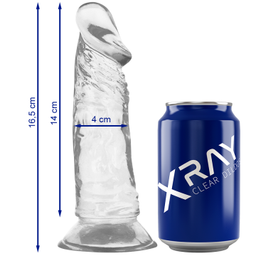 Obsenza - Xray clear dildo transparente 16.5cm x 4cm - Image 1