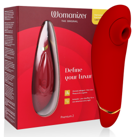 Obsenza - Stimulateur Clitoridien Womanizer Premium 2 pour un Plaisir Sur Mesure - Bordeaux - Image 1