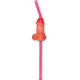 Obsenza - Pajitas con Forma de Pene Grande Natural - Pack de 5 de Diverty Sex - Multicolor - Image 1