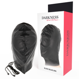 Obsenza - Máscara de Subjugação Preta Darkness para BDSM e Fetiche - Preto - Image 1