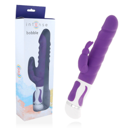 Obsenza - Intense Bobble Rotator Vibrator with Rabbit Stimulator - Lilac - Image 1