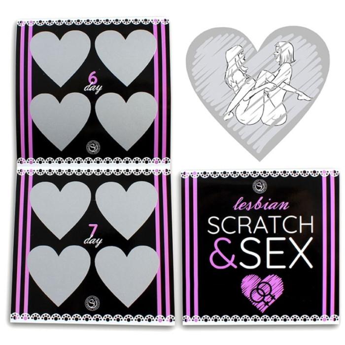 Obsenza - Jeu de Scratch Sexy pour Couples - Positions Lesbiennes - Image 1