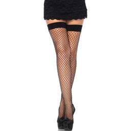 Obsenza - Leg Avenue Fishnet Thigh Highs for Seductive Elegance - OS - Image 1