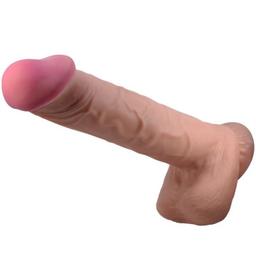 Obsenza - PRETTY LOVE Sliding Skin Series Realistischer Braun Dildo 26 cm - Image 1