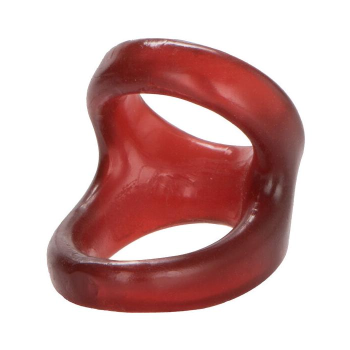 Obsenza - Anello Potenziante per Pene e Testicoli Colt Snug Tugger Rosso di CALEXOTICS - Rosso - Image 1