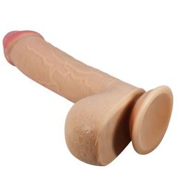 Obsenza - Dildo Realistico Serie Sliding Skin con Ventosa 23,4 cm - PRETTY LOVE - Image 1