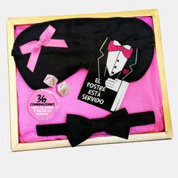 Obsenza - INEDIT Sensual Pleasure Kit: Erotic Mask, Playful Dice, and Bow Tie - Image 1