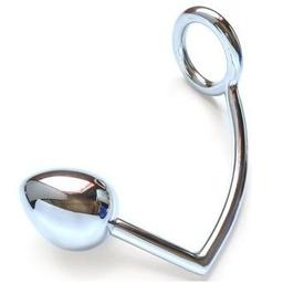 Obsenza - Anillo Cockring con Gancho Anal Ergonomico 45mm - Metal Hard - Image 1