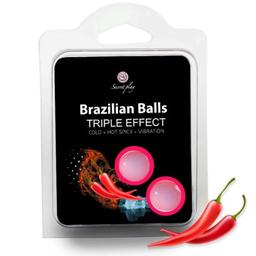 Obsenza - Triple Effect Brazilian Balls by Secretplay – Hot, Cold &amp; Vibration Sensations - Image 1