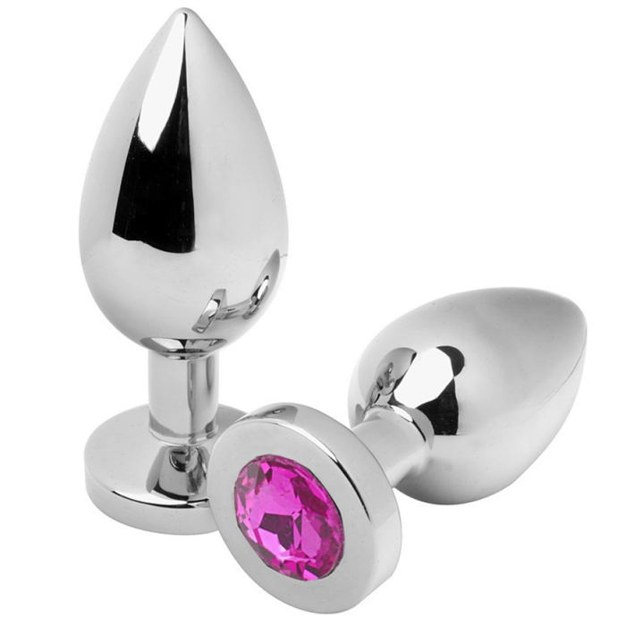 Obsenza - Plug Anale Diamond Pink Piccolo 5. - Rosa - Image 1