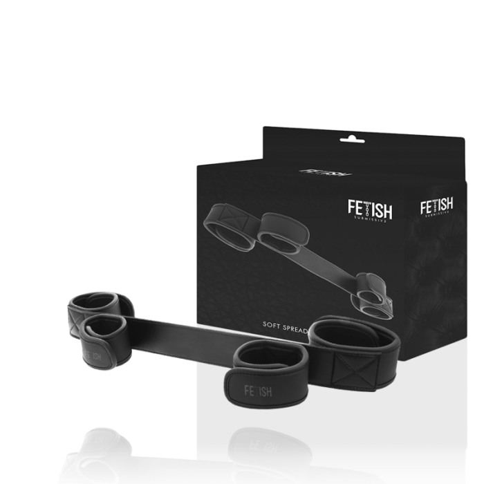 Obsenza - Fetish Submissive Adjustable Bondage Spreader Bar with Neoprene Lining - Image 1