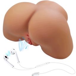 Obsenza - Ilana trasero femenino realista vibrador &amp; succionador con sonido 6.8 kg - Image 1