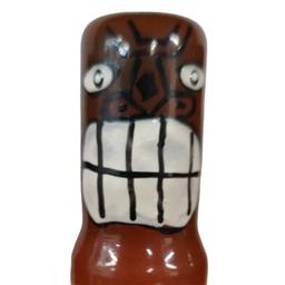 Obsenza - Preservativo decorativo pintado a mano totem tiki-friki-02 - Image 1