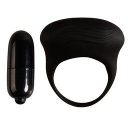 Obsenza - Pretty Love Bertram Vibrating Erection Ring for Enhanced Pleasure - Black - Image 1