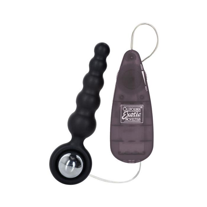 Obsenza - Vibrador Anal con Control Remoto Booty Call Shaker de CALEXOTICS - Negro - Image 1