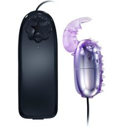 Obsenza - Ovo Vibrador Super Vibrador com Estimulador e Controle Remoto - BAILE - Image 1