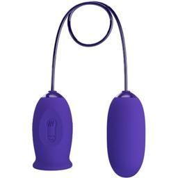 Obsenza - Pretty Love Daisy Youth Rechargeable Vibrator Stimulator for Dual Stimulation - Purple - Image 1