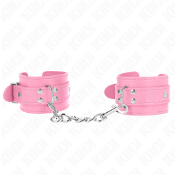 Obsenza - Appui-Poignets Simples Rose Réglable 20-23 cm x 5,5 cm KINK - Rose - Image 1