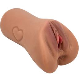 Obsenza - Design Realista de Vagina e Ânus Escarlate com Carne de Coração - CRAZY BULL - Image 1