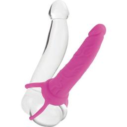 Obsenza - Double Pénétreur Silicone avec Harnais de Calexotics - Rose - Image 1