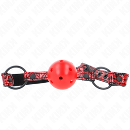 Obsenza - Bola Padrão Diamante Ajustável 4,5 cm Gag Modelo 1 64,5 cm - Image 1
