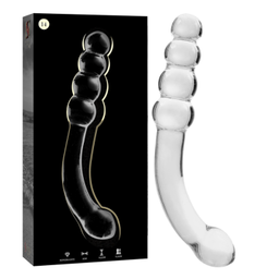 Obsenza - Dildo in Vetro Borosilicato Modello 14 Trasparente 18. - Image 1