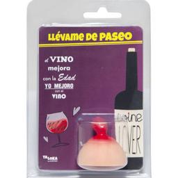 Obsenza - Tampa Decorativa para Garrafa de Vinho com Design Divertido - Image 1