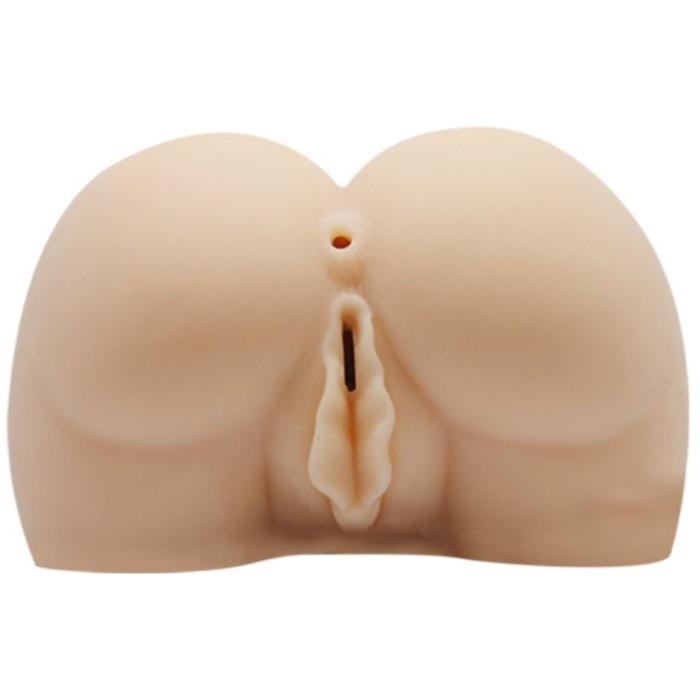 Obsenza - BAILE Realistic Vagina and Anus with Vibrating Remote - Image 1