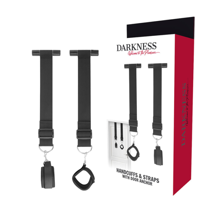 Obsenza - Darkness Bondage Door Handcuffs for Dominant Control - Image 1
