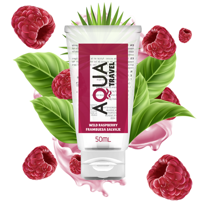 Obsenza - Wild Raspberry Water-Based Lubricant by AQUA – Travel-Friendly & Delicious - Image 1