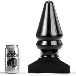 Obsenza - Plug Anal All Black de 28,5 cm para Prazer e Alongamento - Preto - Image 1