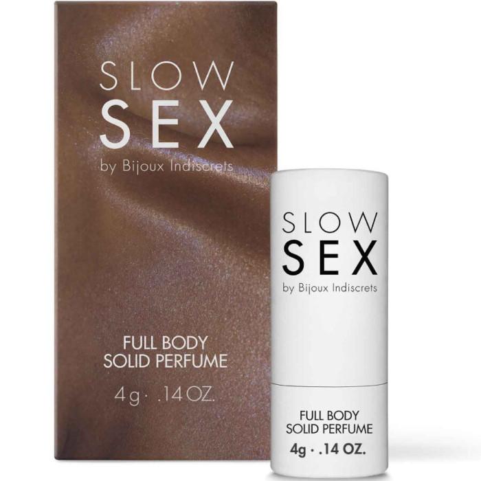 Obsenza - Parfum Solide Corps SLOW SEX 8g - Plaisir Érotique Noix de Coco - Image 1