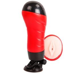 Obsenza - Masturbador Vagina Crazy Bull con Base Succionadora y Vibración - Image 1