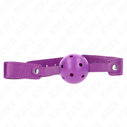 Obsenza - KINK Breathable Ball Gag 4. - Purple - Image 1