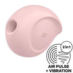 Obsenza - Stimolatore di Impulsi d'Aria Sugar Rush e Vibratore Rosa – Satisfyer - Image 1