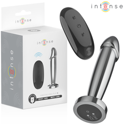 Obsenza - Plug anal 10 vibrations gode métallique avec télécommande s - Image 1
