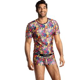 Obsenza - Comics T-Shirt for Men by ANAIS LUXURY LINGERIE - Image 1