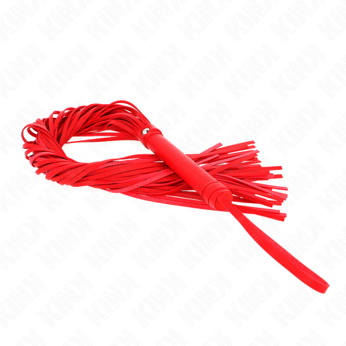 Obsenza - Fouet PVC Souple Rouge 70 cm KINK – Puissance et Plaisir - Image 1