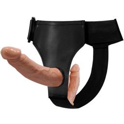 Obsenza - BAILE Doppelter Dildo mit Geschirr für intensives Vergnügen - Image 1