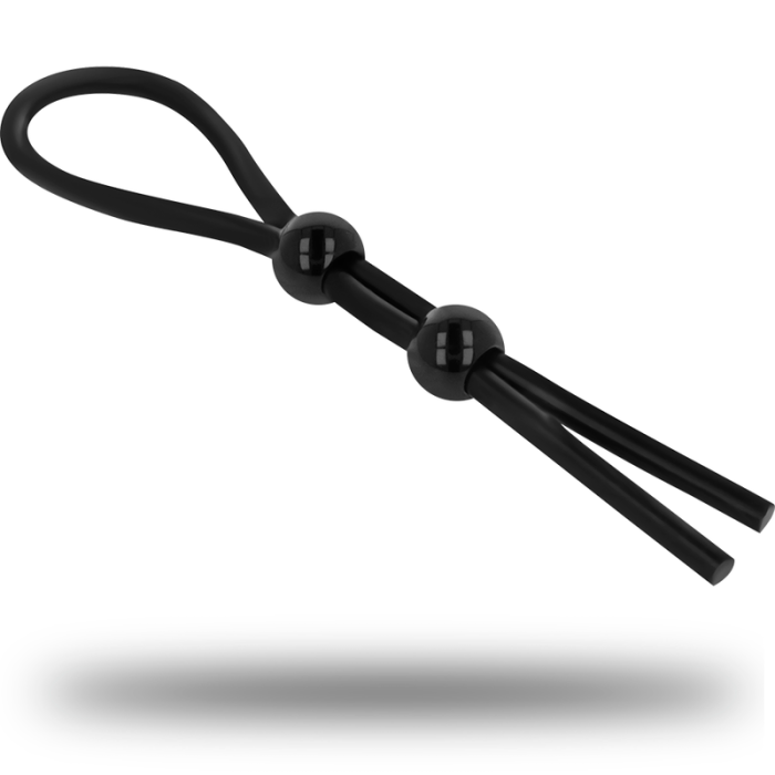 Obsenza - OHMAMA Cord Cock and Testicles Ring 2 for Enhanced Pleasure - Black - Image 1