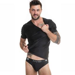 Obsenza - Camiseta ajustada ANAIS MEN Petrol para un estilo sexy y cómodo - Negro - Image 1