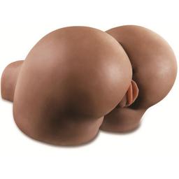 Obsenza - Realistic Mega Masturbator with Vagina and Anus Opening - Black - Image 1
